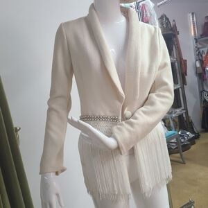 HQMM Beaded Fringe Jacket